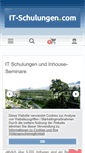 Mobile Screenshot of it-schulungen.com